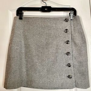 Banana Republic wool blend wrap around skirt 6P